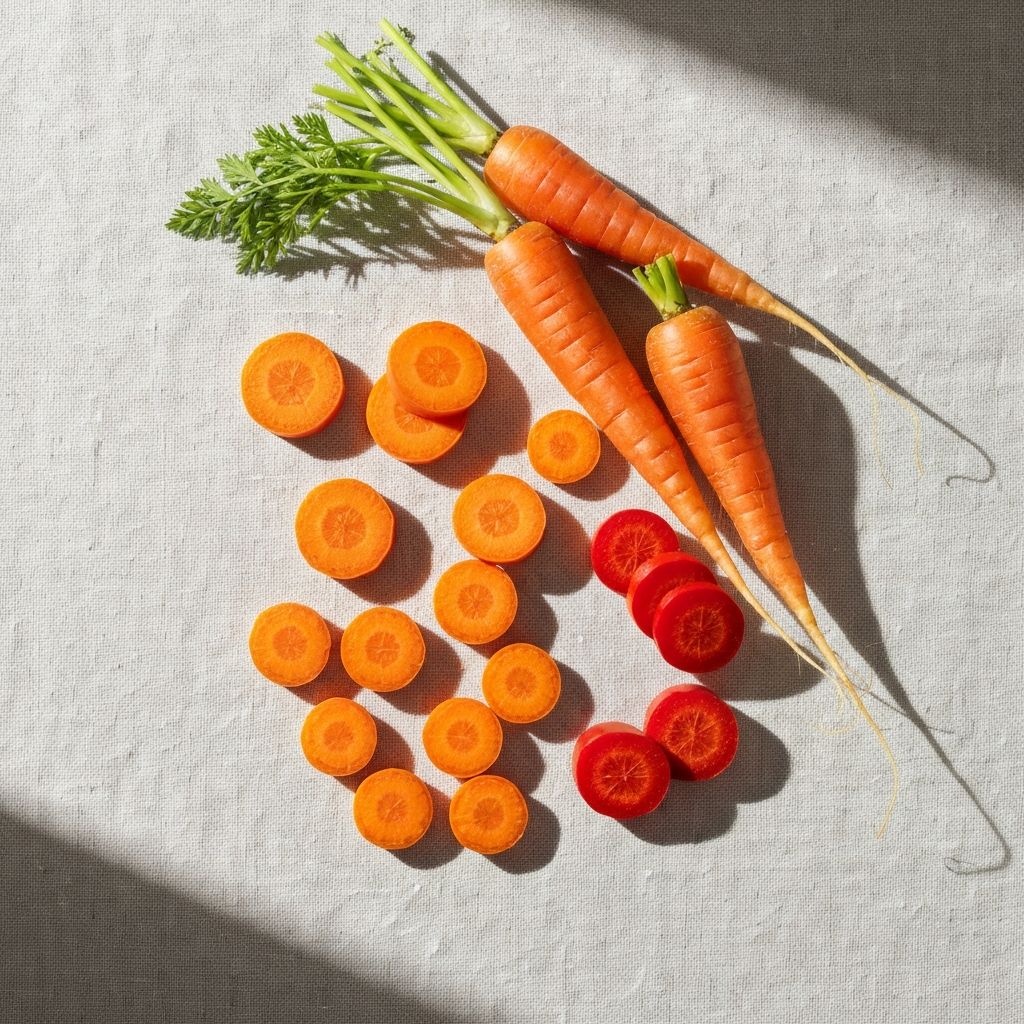 Paprika und Karotten